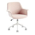 **Technische titel in het Nederlands: Ergonomische bureaustoel met verstelbare hoogte en wieltjes**