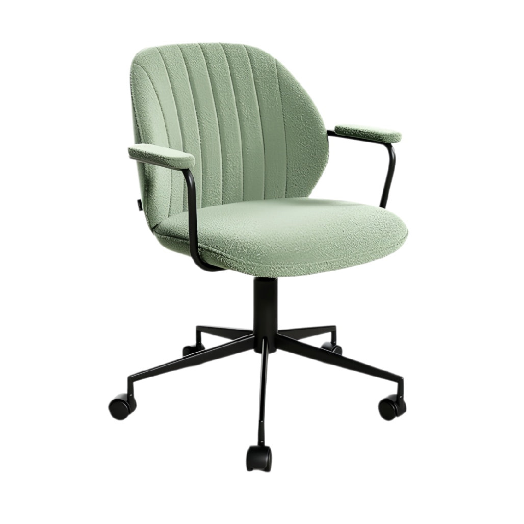 **Ergonomische bureaustoel met stofbekleding en verstelbare armleuningen**